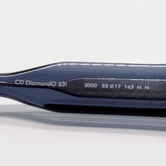 NEW DIOR EYEGLASSES DIOR CD DIAMONDO S3I 3000 SQUARE BLUE GREY EYEGLASSES DIOR - Picture 7 of 9